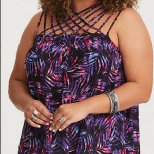 ISO Torrid Georgette Strappy Palm 00